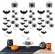 Halloween Wind Chimes for Outside,Spider Windchime Art Ornaments | Outside Wind Chimes Bat Windchimes Decor Outdoors Indoors Garden Patio