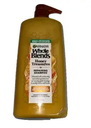 Garnier Whole Blends Honey Treasures Repairing Shampoo, For Damaged Hair, 28 fl