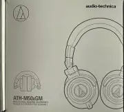 Audio-Technica ATH-M50xGM Professional Monitor Headphones, Gun Metal