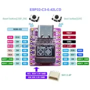 NEW ESP32 C3 / RP2040 Pico Development board with 0.42 LCD risc-v WiFi Bluetooth