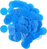 Gatuida 100pcs Bingo Markers Counting Chips Game Props for Math Learning and Party Fun Safe Smooth Surface for Grouping and Sorting Activities