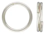 5mm Split Ring Silver Platted Aprox. 100 Pieces