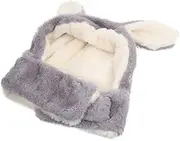 [BESTYASH] Bunny Ears Scarf Clothes Animal Costume Hats Plush Hat Costume Cap Hat Hats for Babies Bonnet Bonnets for Hat Scarf Boy Fluff Khaki