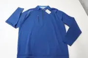 Peter Millar Golf Merge Pullover Mens Size Medium SPORT NAVY 984M 01277659 New