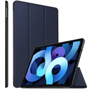 For Apple iPad Air 4 / 5 Case, Air 4th Gen / 5th Generation10.9 2020 / 2022 Cover Folio Leather Smart Magnetic Flip Stand Case Cover (Navy Blue)