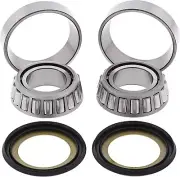 All Balls Steering Bearing Kit For 1989-1998 Harley FLSTF Fat Boy