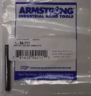 Armstrong 94-111 3/16" Replacement Hex Bit For Socket USA