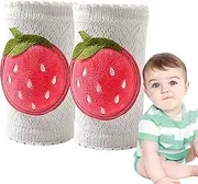 [Generic] Baby Crawling Socks - Anti Slip Cotton Kneepads, Soft and Breathable Design | Children Crawling Sports Knee Pads, Gentle Protection Sweat Absorbent Crawling Pads for Home, Travel, Floor Mats