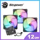 【Bitspower】Notos 120 亮彩光效電腦散熱風扇（三枚組含控制器）