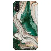 Ideal Of Sweden Fashion Case (Suits iPhone 11/XR) - Golden Jade Marble