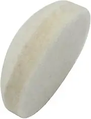 Abaodam Drum Pedal Hammer Pads White Felt Beater Head Pad Replacement Drum Beater Head Accessory for Set Wool Pedal Beat