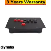 HAMGEEK HG-J500B Arcade Controller Fight Stick Game Controller Black Red Button
