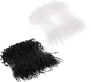 Operitacx 2000Pcs Hanging Tag Fasteners Transparent Tag Strings for Clothing Retail Price Easy to Use Ropes for Tags for Shop Craft Use