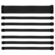 Cooler Master Sleeved Colored Extension Cable Kit Black