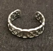 Brand new Sterling Silver adjustable Celtic Toe ring