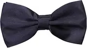 [TOGEVAL] Polyester Silk Mens Bow Tie Fashionable Bowknot Ties Solid Color Ideal for Groom Party Formal Events