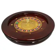 20" Solid Wood High Glossy Roulette Wheel for Roulette Tables