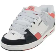 Globe Sabre Mens Skate Sneakers in White Navy Red - 10 US