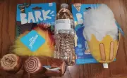 New BARK Peanuts Beagle A'hound The Campfur / Campfire & Hair / Dog Beer FUR Toy