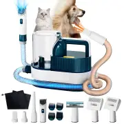 2.5LPet Grooming Vacuum,6 in 1 Dryer & Dog Grooming Vacuum with Ceramic Blades Clipper Tools for Dogs Cats