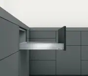 Blum 770N45S0S LEGRABOX 18" L x 2-5/8" H Full Extension Concealed - Stainless