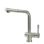 Sigge - Stainless Steel Kitchen Mixer Tap With Pull-Out - Brushed