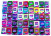 Sculpey III Polymer Clay Lot 45 Assorted Colors 2oz Blocks Oven Bake Clay
