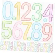 KICHOUSE 5 Sheets Adhesive Number Stickers for Mailbox and House Address Vinyl Numbers for Early Education Easy to Apply Residue for Mailbox