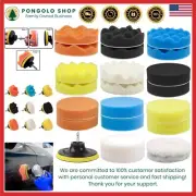 Car Polishing Pads Kit Foam Wool Buffing Polishing Buffer Headlight Restoration