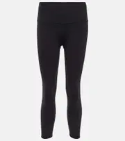 [Alo Yoga] Alo Yoga Airbrush cropped leggings AU 10 black