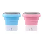 Mini Foldable Washer Mini Portable Bucket Washing Machine W/Drain Pipe AU