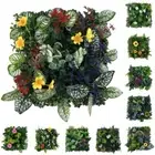 Sunflower Artificial Plant Wall Panel DIY Artificial Fern Grass Living Room