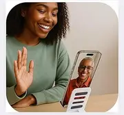 Snuggleready Universal Cell Phone | iPad Holder for Computer Desk – Adjustable Phone Stand Mount for All Smartphones – Sleek, Portable, Secure – Ideal for Workstation, Office, Home, Travel