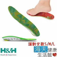 在飛比找momo購物網優惠-【海夫健康生活館】南良H&H 足弓 支撐型 減壓鞋墊 運動女