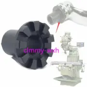 CNC Milling Machine Black Gearshaft Nine Teeth Cluth Insert For Bridgeport Mill
