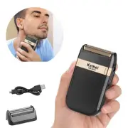 Mens USB Electric Shaver Trimmer Razor Rechargeable Hair Beard Shaving Machine