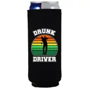 Drunk Driver Golf Slim Can Coolie; Compatible with Ultra