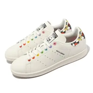 【adidas 愛迪達】x Rich Mnisi 休閒鞋 Stan Smith Pride RM 男鞋 女鞋 白 彩虹 聯名(ID7494)