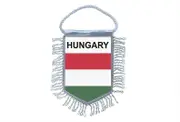 akachafactory Flag Mini Flag Country Car Decoration Hungarian Hungary