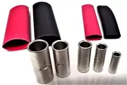 Adhesive Heat Shrink Butt Splice Wire Cable Connector Copper w Tin Plating