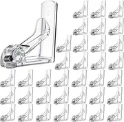 36 Pieces Clear Tablecloth Clips Plastic Loaded Table Cover Holder Clamps Table Cover Clips for Easter Party Birthday Wedding Dinging Camping Picnic Indoor and Outdoor Tablecloth Fix