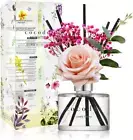 COCODOR Rose Flower Reed Diffuser/Lovely Peony/6.7Oz(200Ml)/1 Pack/Reed Diffuser