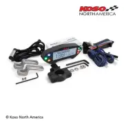 Koso Black DB01RN Multi Function Gauge Meter Harley Iron 883 09-18