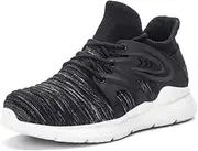 [MNSSRN-MM] Flying Woven Mesh Steel Toe Shoes, Tough Anti-Collision and Puncture-Proof Safety Shoes, Breathable and Lightweight Sports Shoes,Black,47
