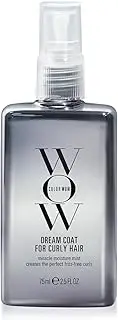 COLOR WOW Dream Coat for Curly Hair – One-step solution for frizz-free curls, 3-in-1 spray adds moisture, bundles curls, fights frizz, lightweight, non-crunchy, 2a, 2b, 2c, 3a, 3b curl 75ml