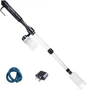 TOMVAES Electric Aquarium Gravel Cleaner with Water Siphon Filter Vac,Aquarium Cleaner Fast Pump Kit Efficient Water Maintenance for Easy Daily Water Changes, Dirt Cleaning, and Sand Washing