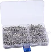 1000pcs Baitholder Fishing Hooks d Long KED Fishing Hook Barbed Fishing J Hooks