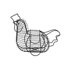 Metal Chicken Egg Basket Wire Fruit Egg Basket for Dining Table Home Kitchen