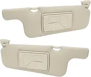Sun Visor 2Pcs Car Sun Visor Gray Makeup Mirror Sun Shielding Board, for Toyota, for Corolla 2001-2007 Car Visor