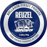 Reuzel Fiber Pomade, Low Shine Firm Holding Texurised Fuller Look, Easy To Restyle Throughout The Day 3.38oz/95g